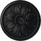 Ekena Millwork Kaya Ceiling Medallion (Fits Canopies up to 5 1/4"), Hand-Painted Steel Gray, 23 5/8"OD x 1 1/2"P CM23KASGS - alternate 1